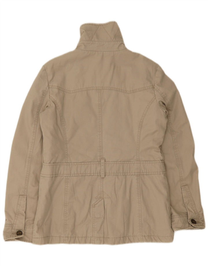Lee Womens Utility Jacket UK 14 Medium Beige Βαμβακερό