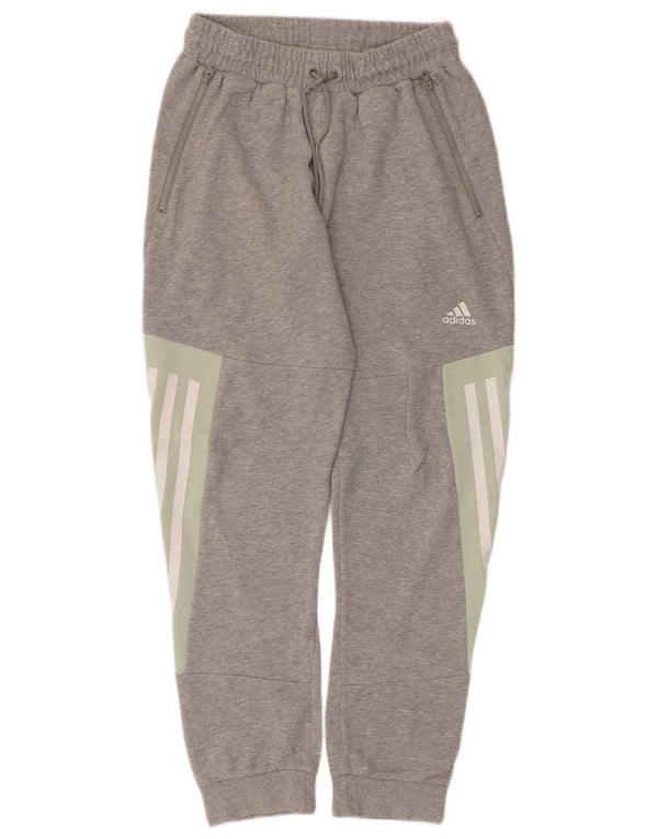 Ανδρική φόρμα Adidas Παντελόνι Joggers Small Grey Colourblock Βαμβακερό