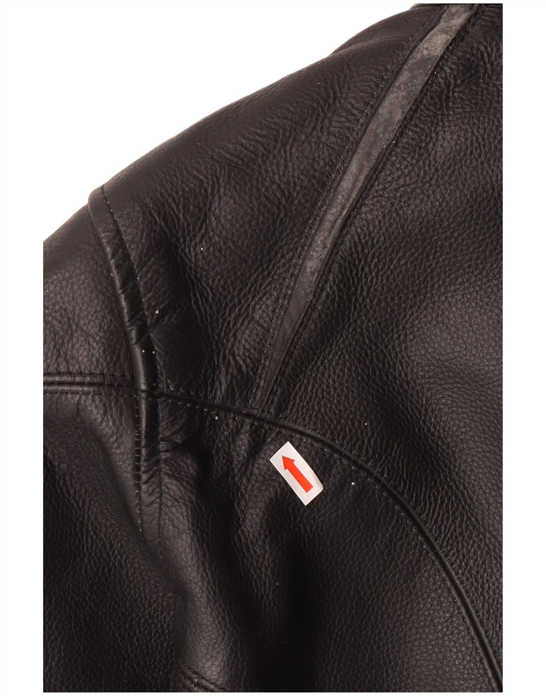 LEWIS Γυναικείο Δερμάτινο Μπουφάν Biker UK 18 XL Μαύρο Δερμάτινο