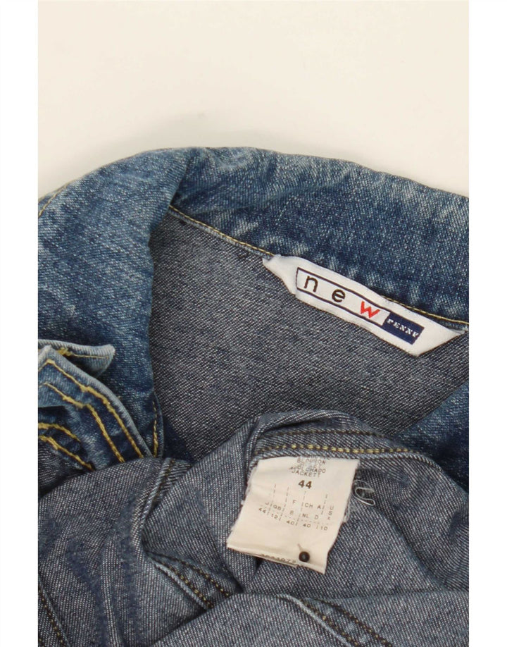 Νέο γυναικείο τζιν μπουφάν Penny Crop UK 12 Medium Blue Cotton