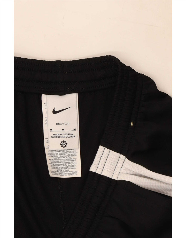Ανδρικές φόρμες Nike Dri Fit Παντελόνια μεσαίου μαύρου χρώματος πολυεστέρας