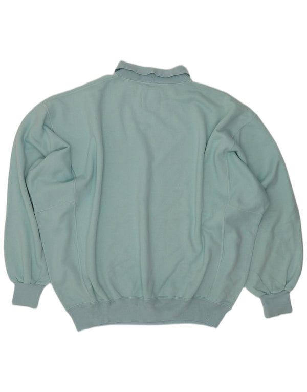 Ανδρικό φούτερ Americanino Loose Fit Graphic Polo Neck Jumper Large Blue
