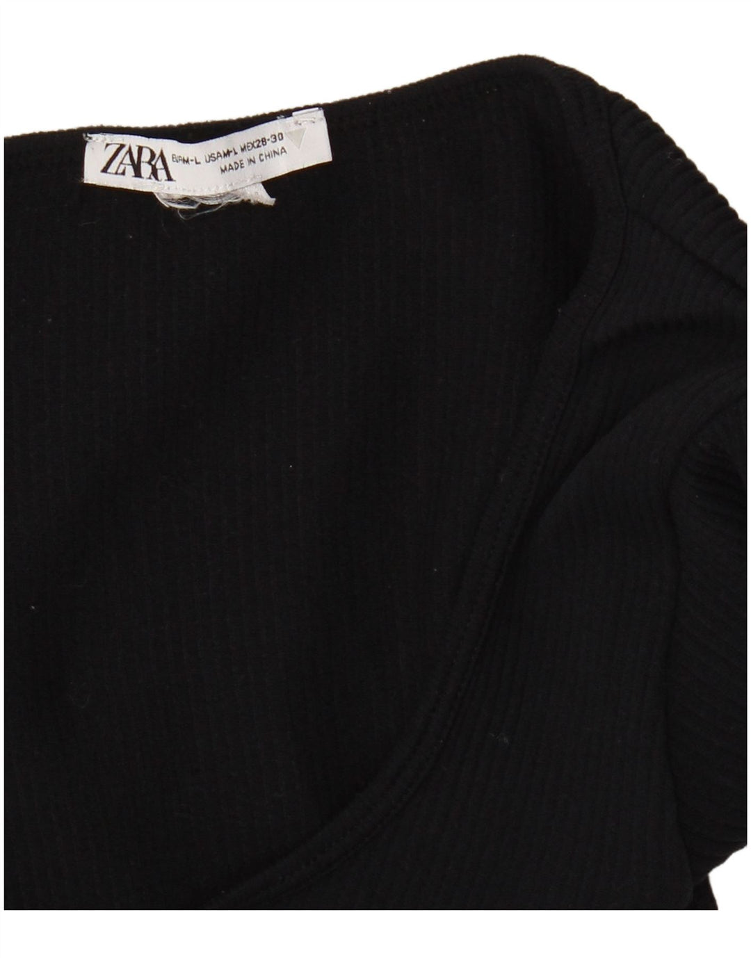 Zara Γυναικείο μακρυμάνικο τοπ UK 16 Large Navy Blue