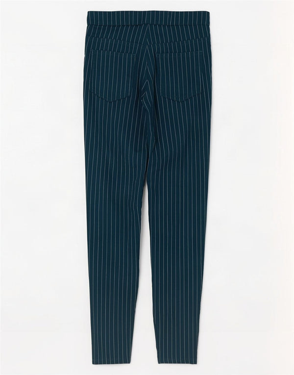 Γυναικεία Casual Παντελόνια Marks & Spencer UK 8 Small W26 L27 Greenstripe