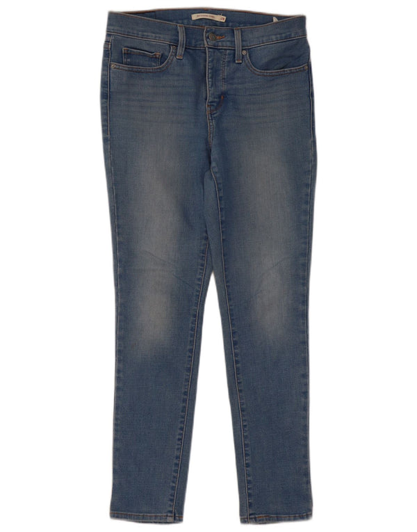 Levi's Womens 311 Shaping Skinny Jeans W28 L28 Blue Cotton