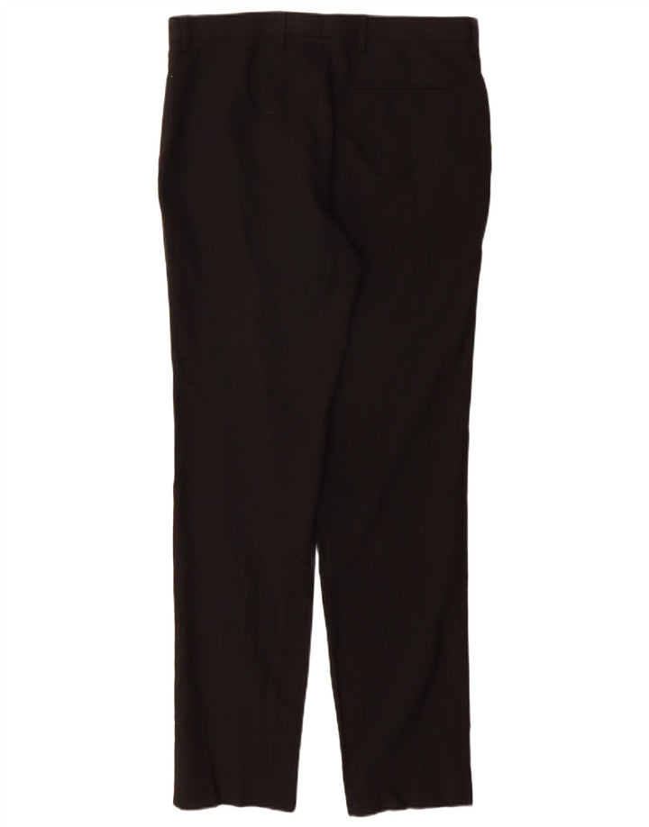 Marks & Spencer Ανδρικό Παντελόνι Κοστούμι Slim Fit W32 L33 Μαύρο πολυεστέρα