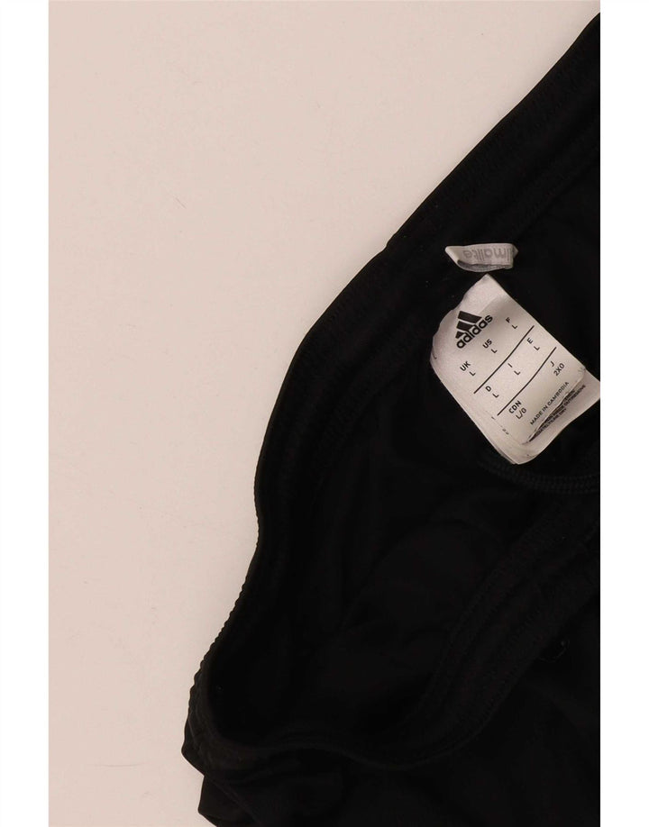 Ανδρικό σορτς Adidas Climalite Sport μεγάλο μαύρο πολυεστέρα