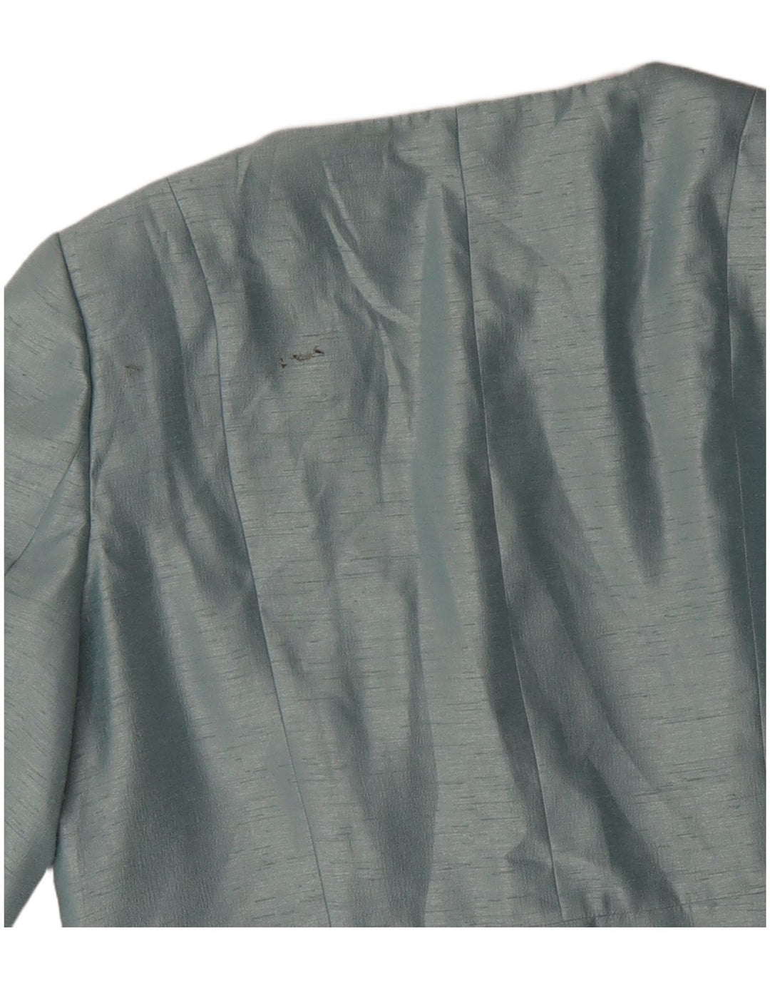 Jacques Vert Γυναικείο 3/4 μανίκι Crop Blazer Jacket UK 16 Large Blue Viscose