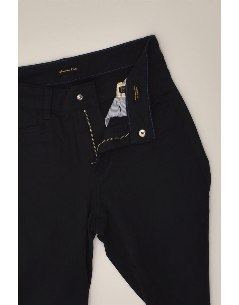 MASSIMO DUTTI Womens Skinny Casual Trousers EU 34 2XS W25 L28 Navy Blue | Vintage Massimo Dutti | Thrift | Second-Hand Massimo Dutti | Used Clothing | Messina Hembry 