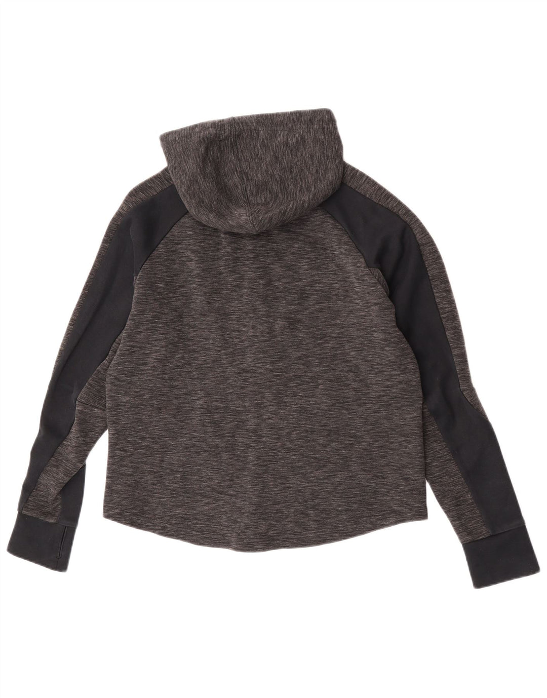 Γυναικείο πουλόβερ Puma με φερμουάρ UK 12 Βαμβακερό μεσαίο γκρι