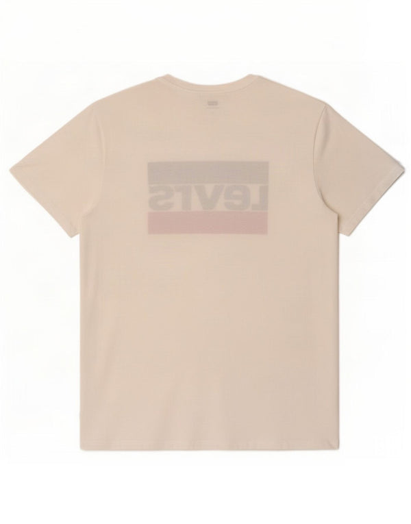 Ανδρικό γραφικό T-Shirt Levi's Top XL Λευκό βαμβακερό