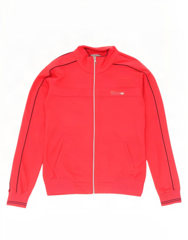Champion Womens Heritage Fit Top Jacket UK 16 Large Red Polyester