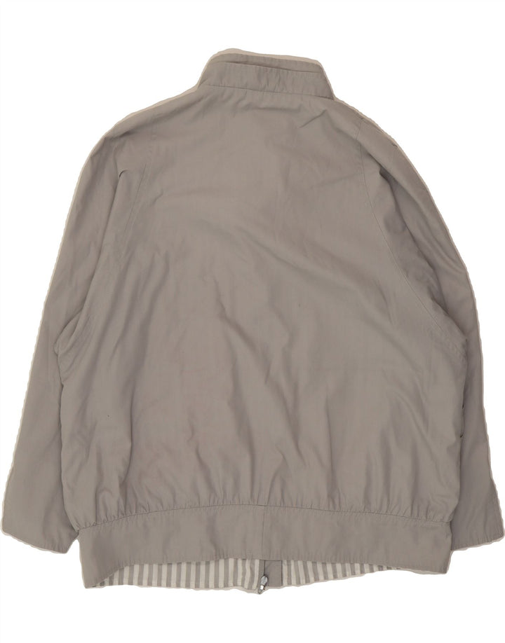 C&A Womens Bomber Jacket UK 20 2XL Grey Polyester Vintage C&A and Second-Hand C&A from Messina Hembry 