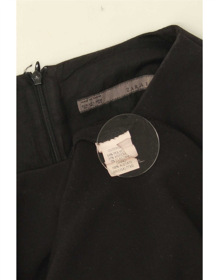Zara Γυναικείο φόρεμα με θήκη UK 18 XL Μαύρο πολυεστέρα