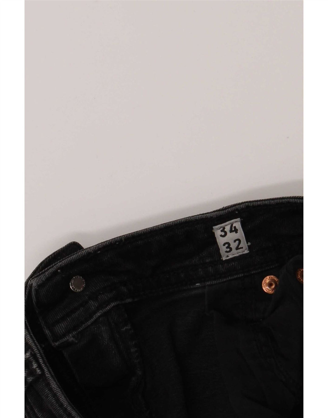 Ανδρικό Jack & Jones Distressed Slim Jeans W34 L32 Μαύρο βαμβακερό