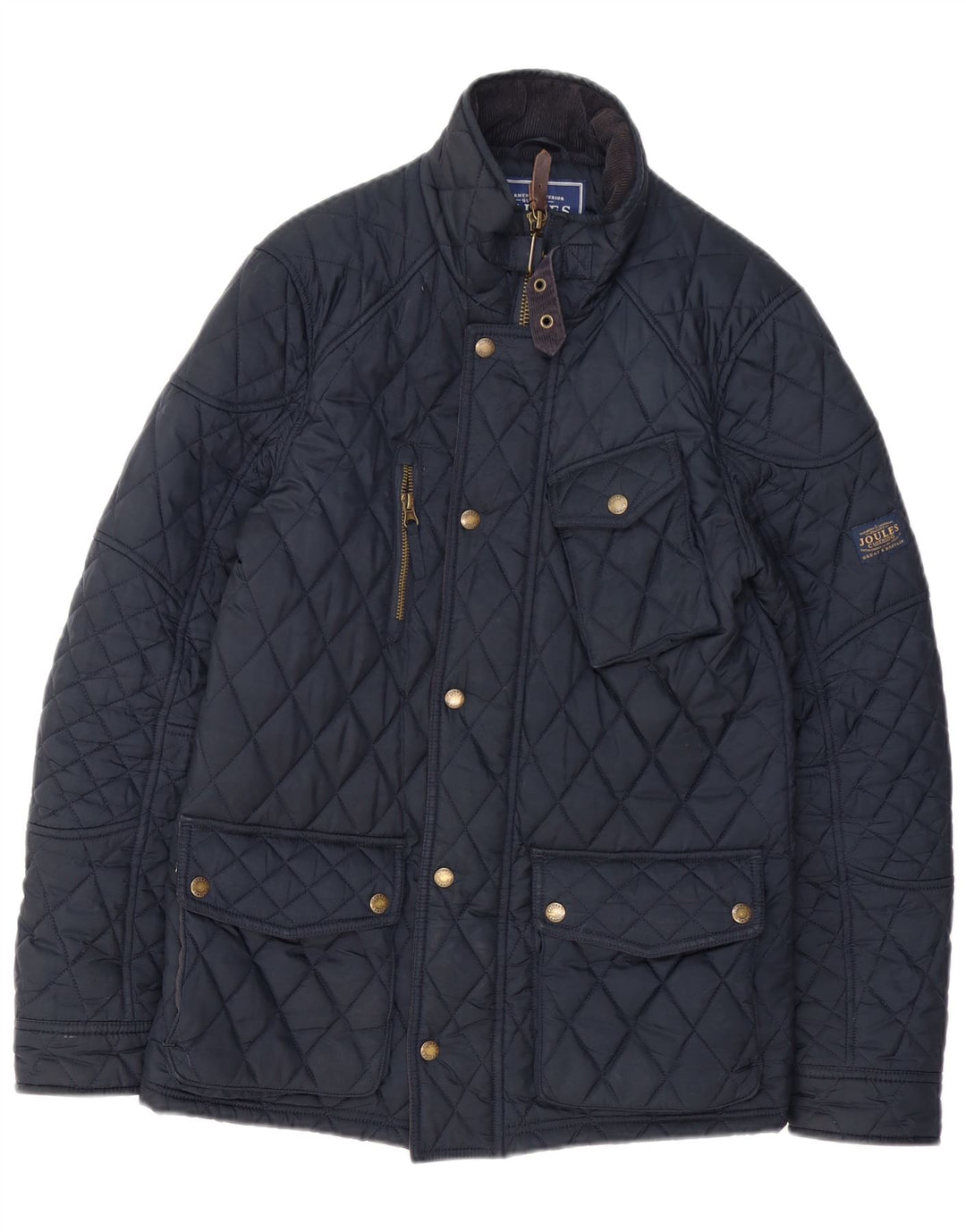 JOULES Ανδρικό καπιτονέ μπουφάν UK 36 Small Navy Blue Polyester