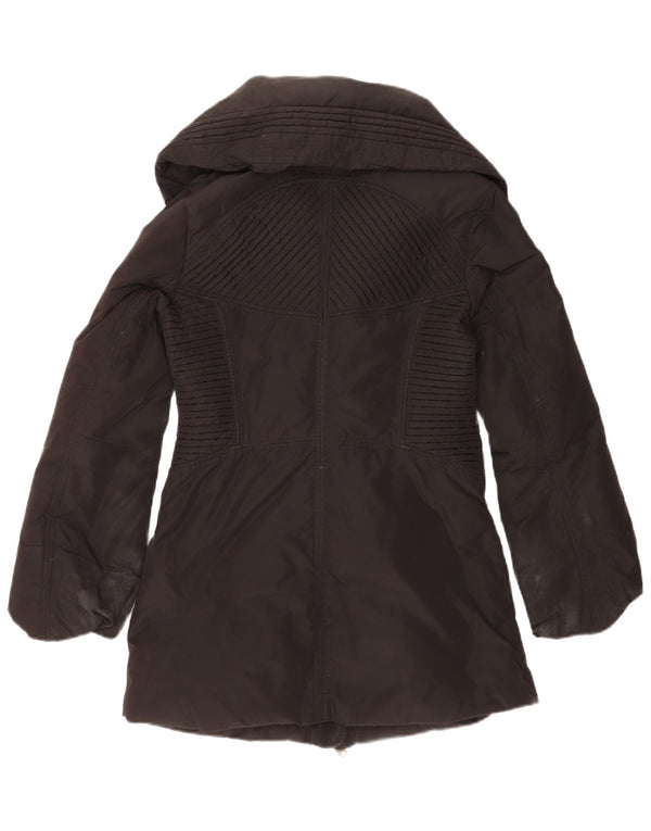 Trussardi Jeans Womens Padded Coat IT 40 Small Black Polyester