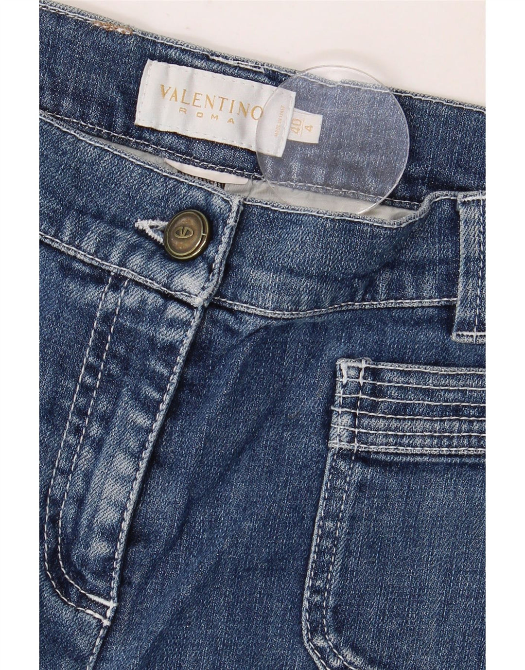 Valentino Γυναικείο Slim Jeans IT 40 Small W28 L30 Blue