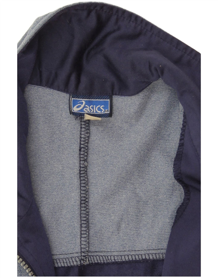 ASICS Ανδρική φόρμα αθλητικής φόρμας γραφικών Top Jacket Μεγάλο μπλε μπλε χρώματος
