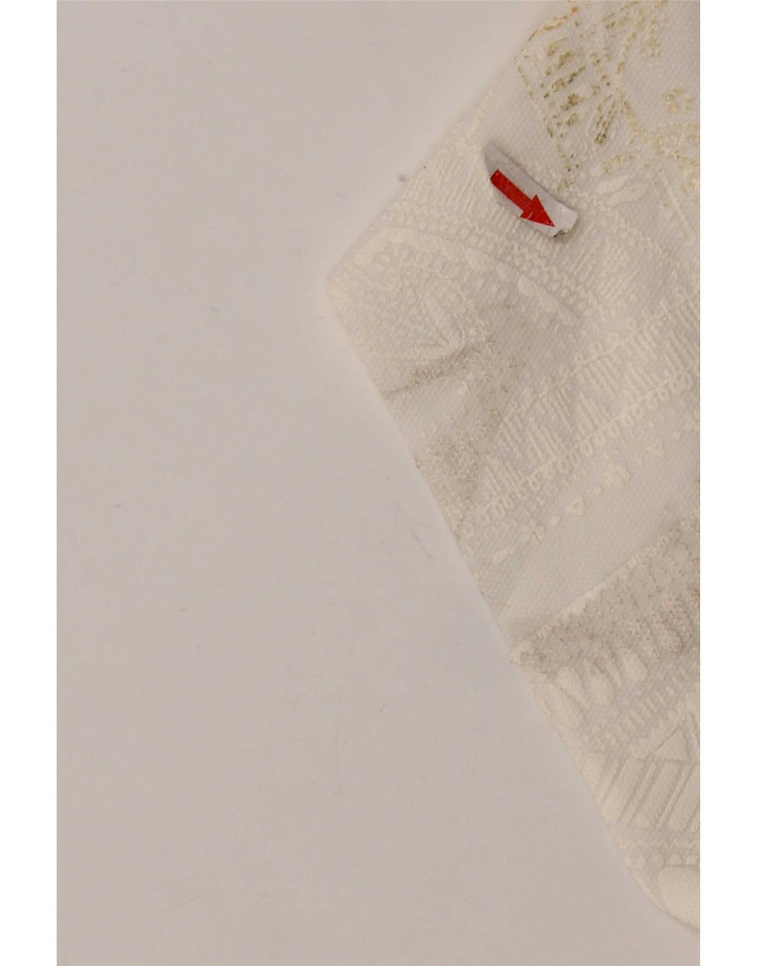 Zara Γυναικείο φόρεμα Shift UK 12 Medium White Paisley