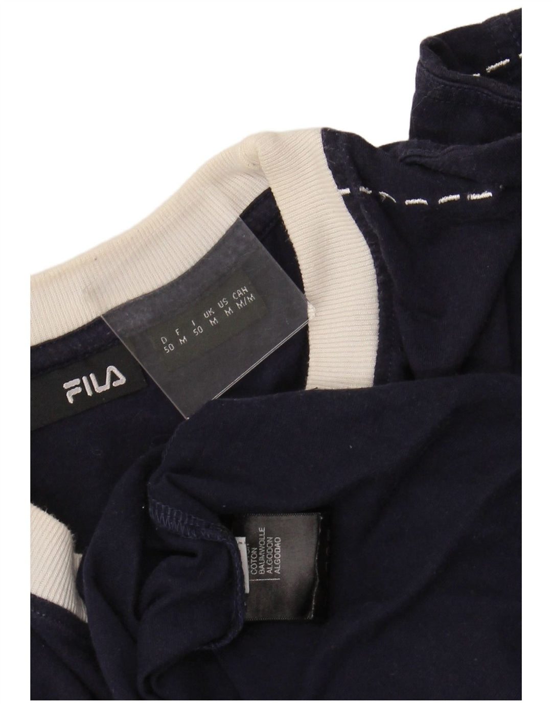 Ανδρικό γραφικό T-Shirt FILA Top Medium Navy Blue από βαμβάκι