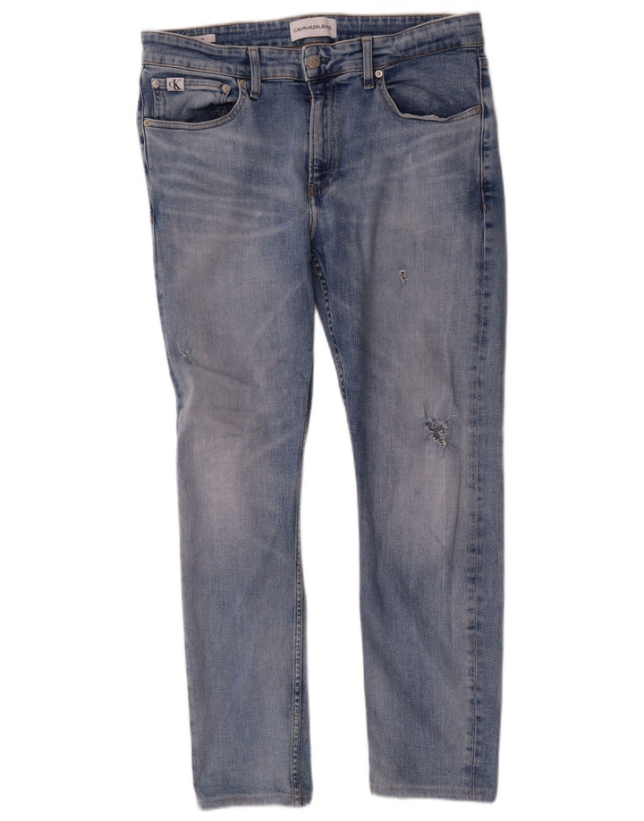 Calvin Klein Ανδρικό Slim Jeans W32 L30 Blue Cotton