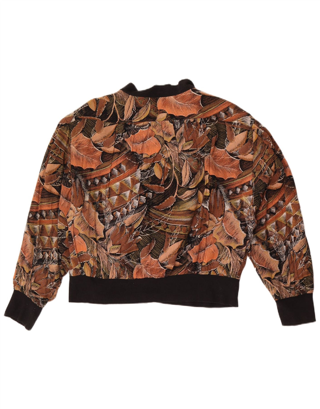 Vintage Γυναικείο Bomber Jacket EU 40 Medium Brown Floral