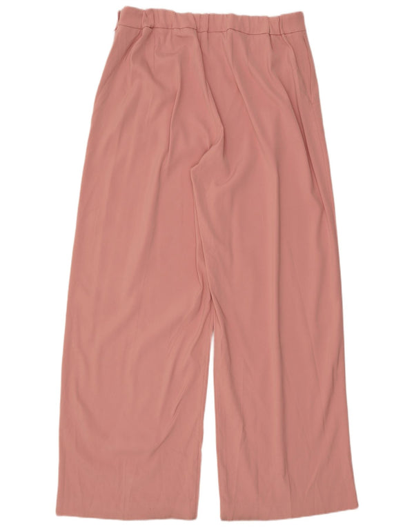 Marks & Spencer Γυναικείο Ψηλόμεσο Παντελόνι UK 20 2XL W36 L33 Ροζ
