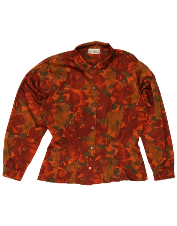 Penny Black Γυναικείο πουκάμισο Oversized Μπλούζα UK 10 Small Red Floral