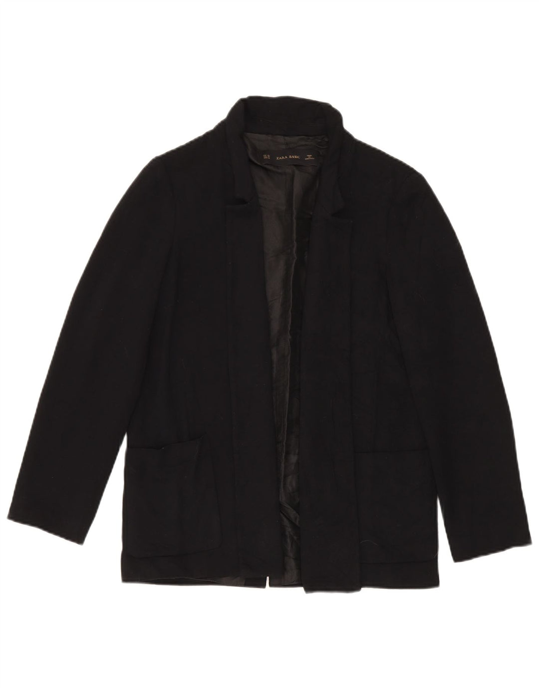 Zara Γυναικείο Open Oversized Blazer Jacket UK 6 XS Μαύρο