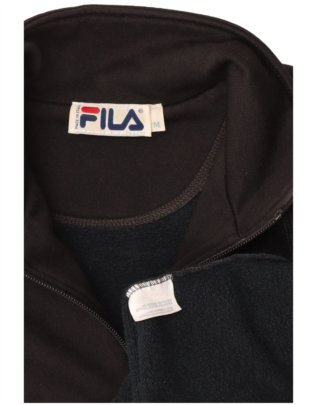 Γυναικεία φόρμα FILA Graphic Top Jacket UK 14 Medium Black Polyester