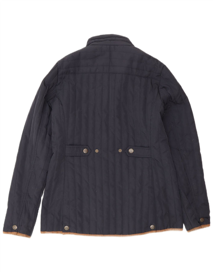 Crew Clothing Γυναικείο μπουφάν με επένδυση UK 10 Small Navy Blue Polyester