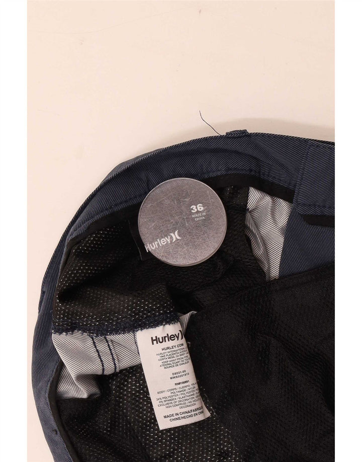 Ανδρικό σορτς Chino Hurley W36 Large Navy Blue Nylon