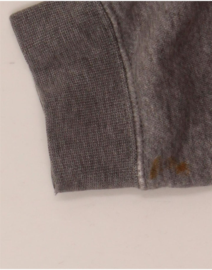 Ανδρικό πουλόβερ Nike με φερμουάρ, μεσαίο βαμβακερό γκρι