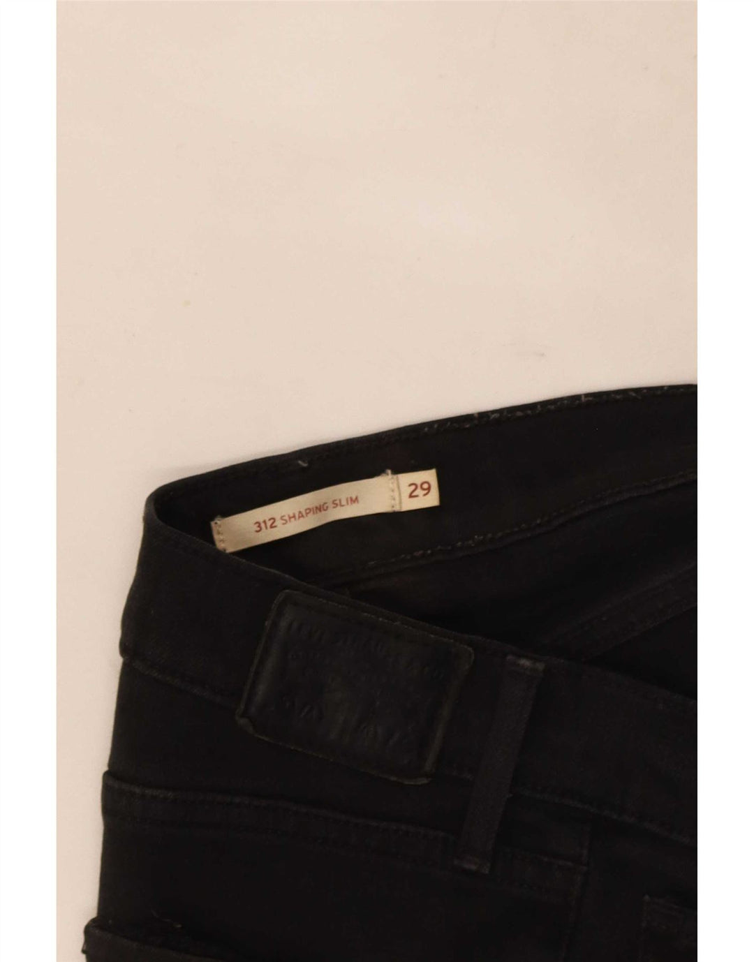 Levi's Womens 312 Shaping Slim Jeans W29 L31 Μαύρο