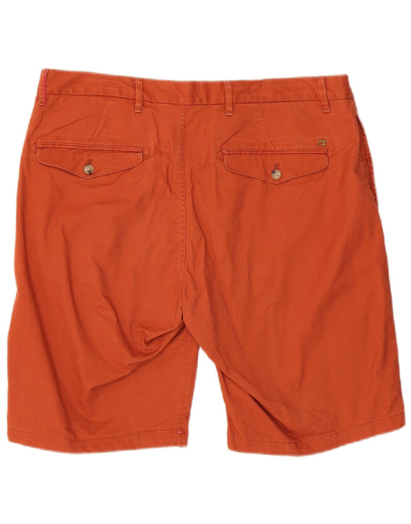 SCOTCH & SODA Mens Chino Shorts W36 Large Orange Cotton