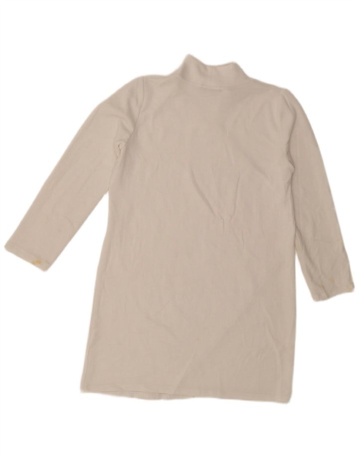 Zara Γυναικείο Jumper Φόρεμα UK 14 Medium White