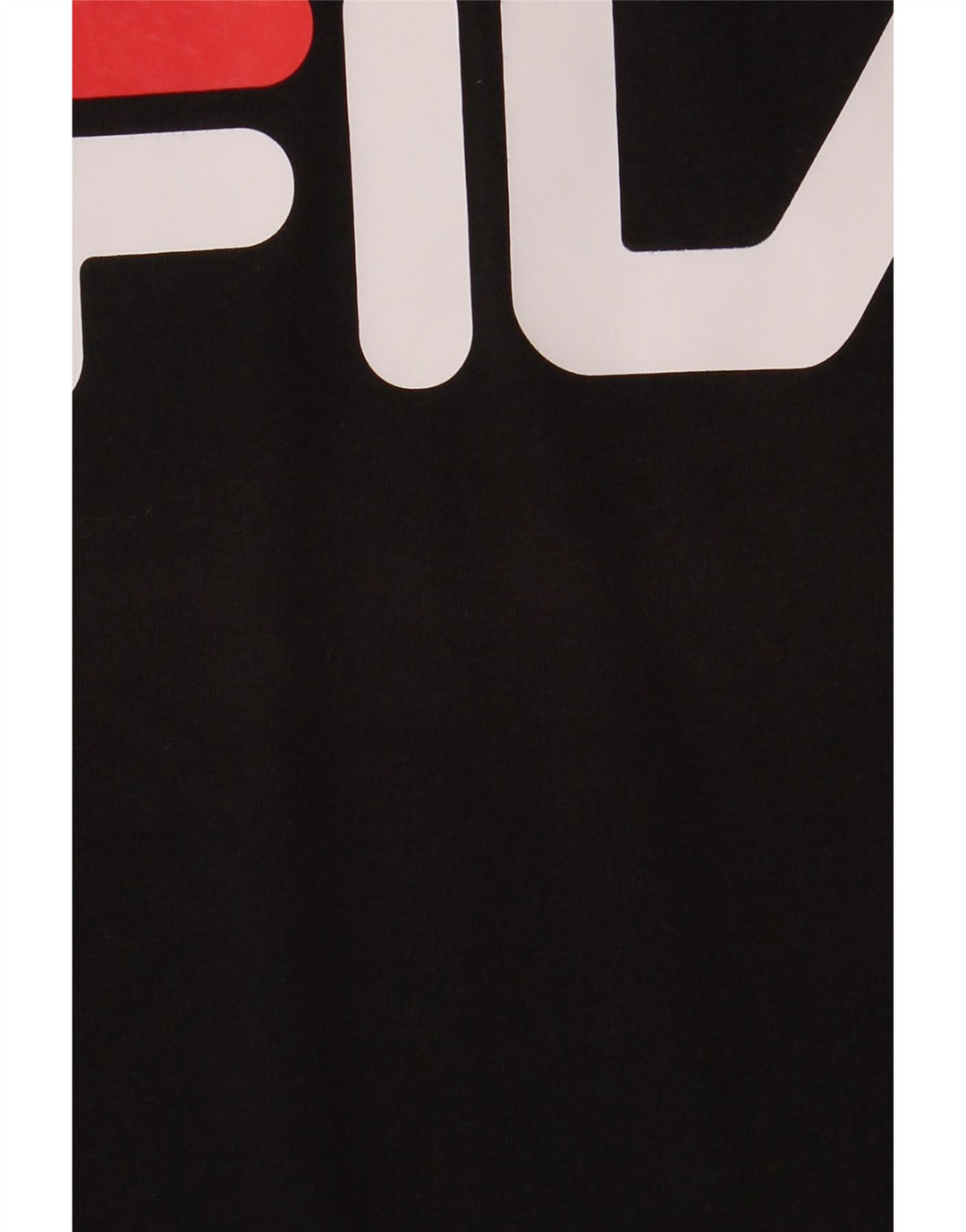 Fila Ανδρικό γραφικό T-Shirt Top Μικρό μαύρο βαμβακερό