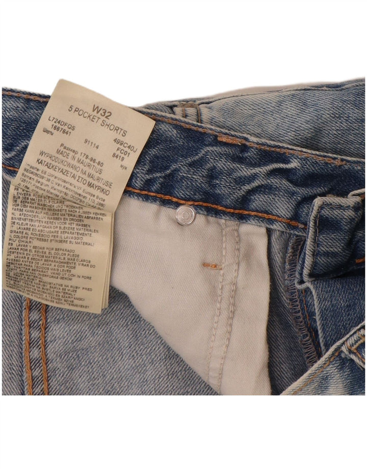Ανδρικό τζιν σορτς Lee W32 μεσαίο μπλε βαμβακερό