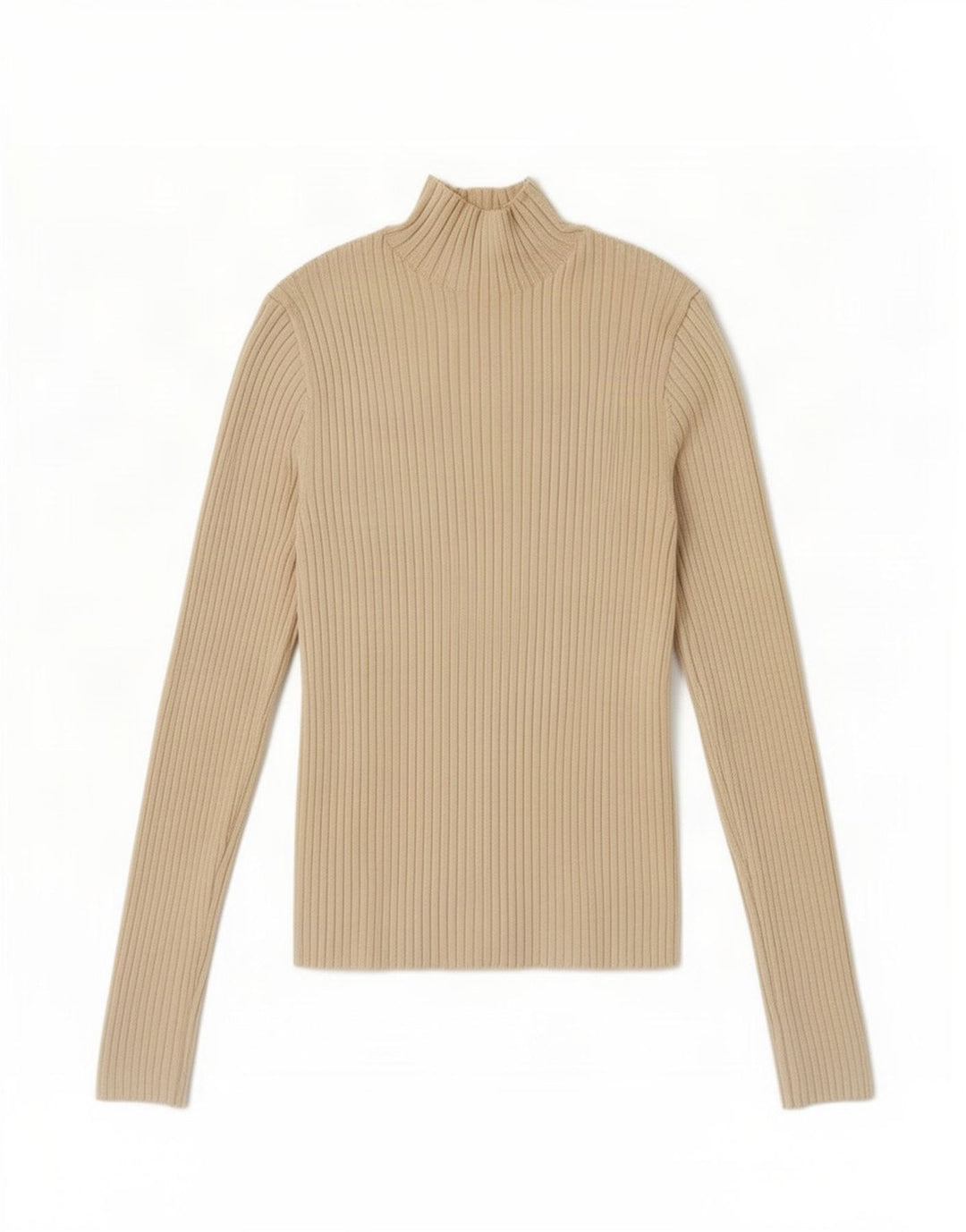 Zara γυναικείο πουλόβερ με λαιμό χελώνα UK 12 Medium Off White