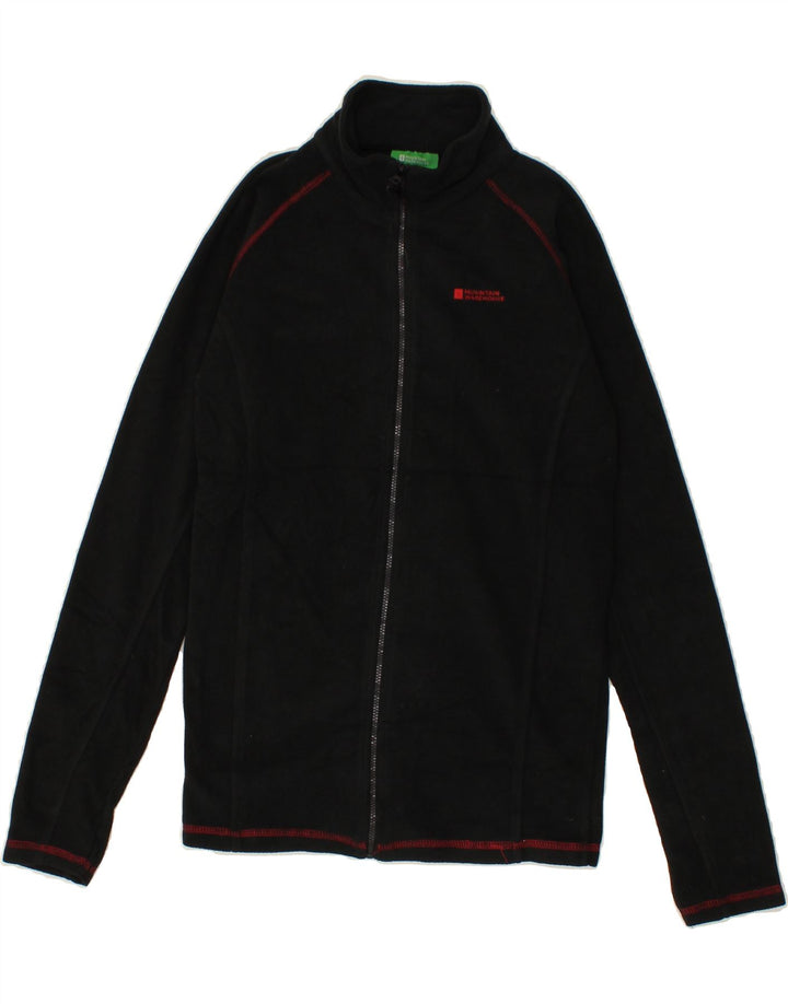 MOUNTAIN WAREHOUSE Girls Fleece Jacket 12-13 Years Black Polyester Vintage Mountain Warehouse and Second-Hand Mountain Warehouse from Messina Hembry 