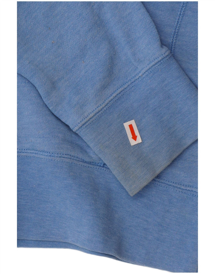 HURLEY Γυναικείο Γραφικό Hoodie Jumper UK 14 Medium Blue