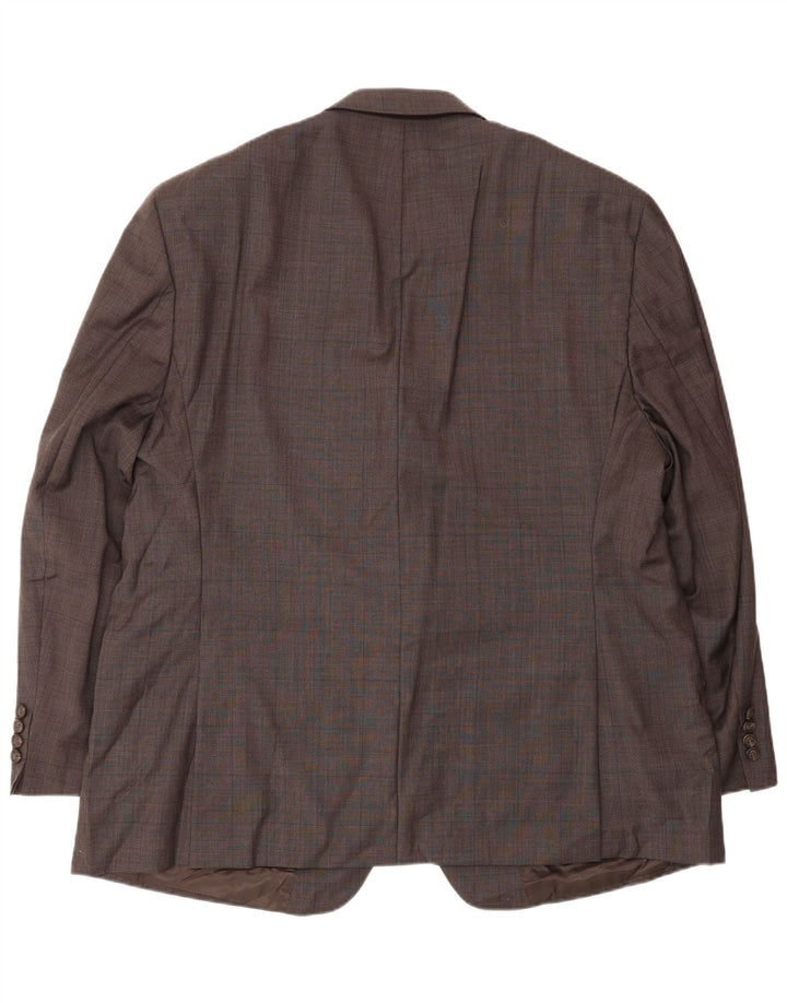 Ralph Lauren Ανδρικό σακάκι με 2 κουμπιά μπλέιζερ UK 48 3XL καφέ μαλλί
