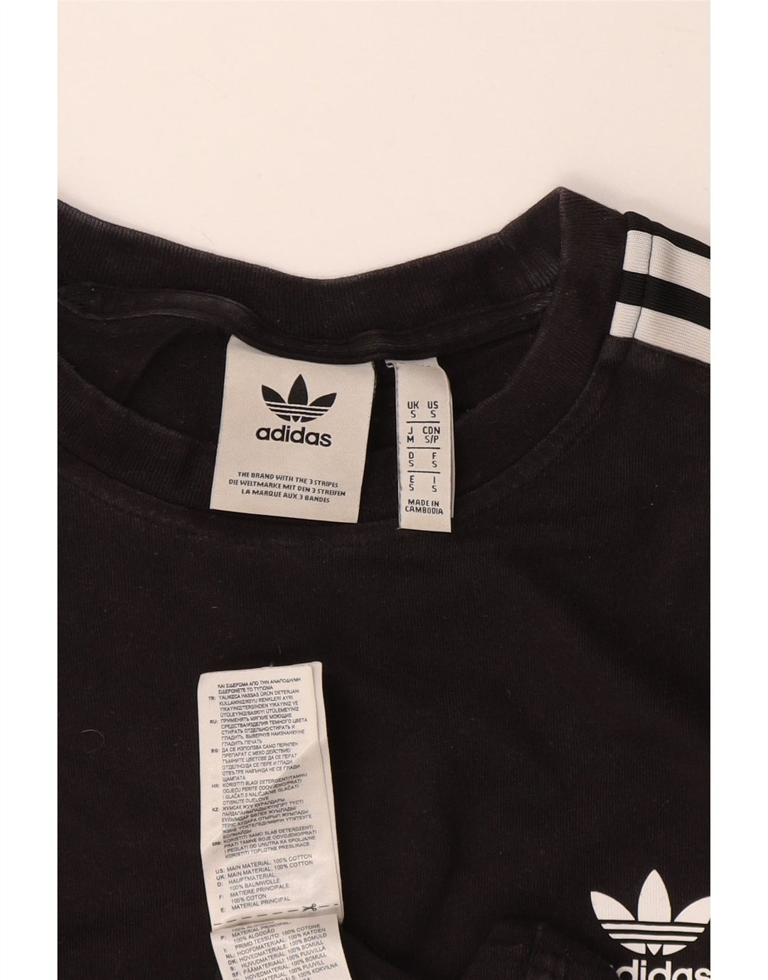 Ανδρικό T-Shirt ADIDAS Top Μικρό μαύρο βαμβακερό