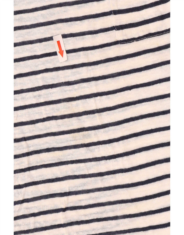 Massimo Dutti Γυναικείο T-Shirt Top UK 14 Medium White Ride