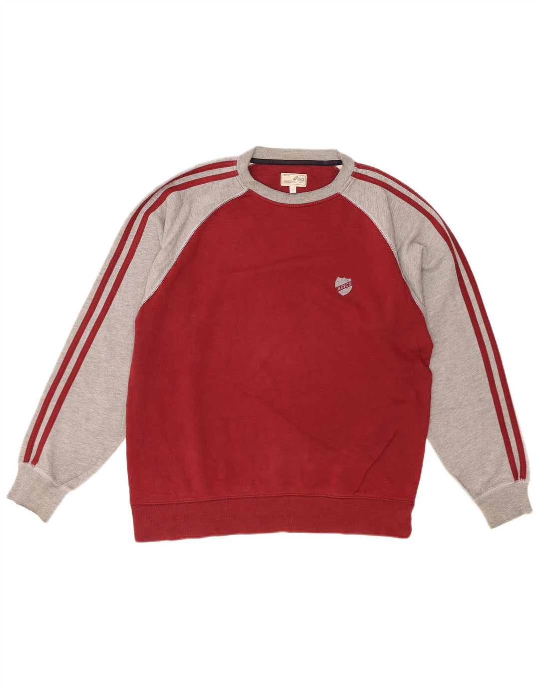 Ανδρικό φούτερ ASICS Jumper Μεσαίο κόκκινο χρώμα, βαμβακερό