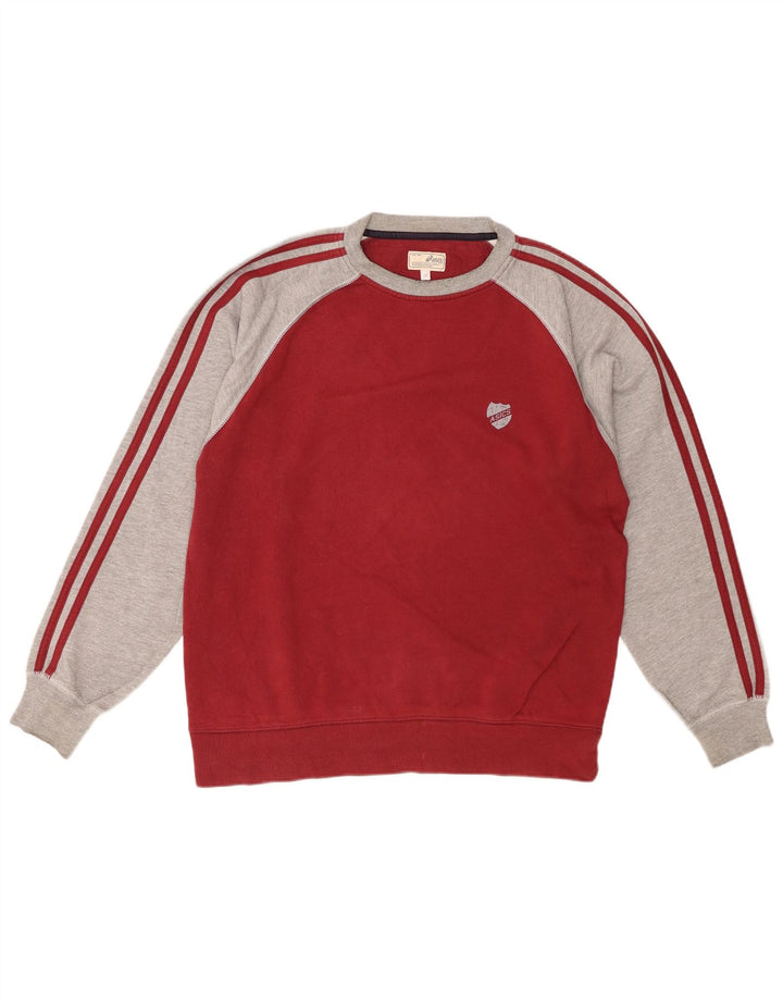 Ανδρικό φούτερ ASICS Jumper Μεσαίο κόκκινο χρώμα, βαμβακερό