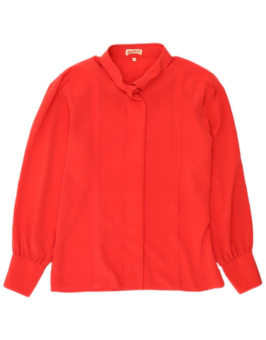 Icam Γυναικείο Πουκάμισο Μπλούζα IT 40 Small Red Polyester