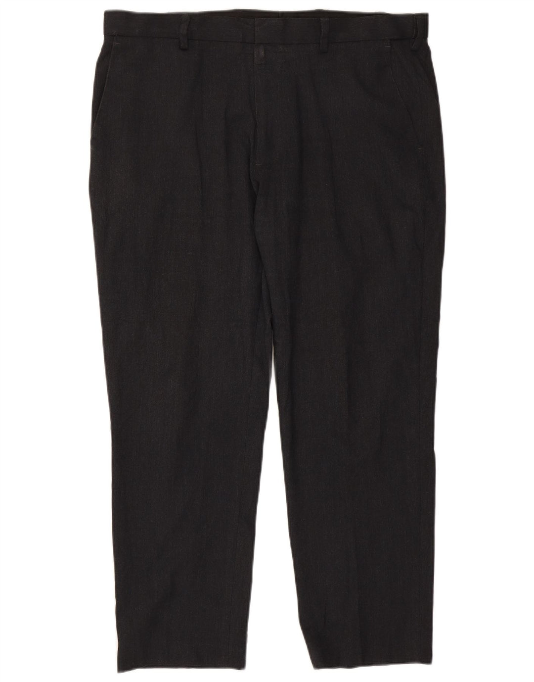Marks & Spencer Ανδρικό παντελόνι Chino με κανονική εφαρμογή W38 L29 μαύρο πολυεστέρα