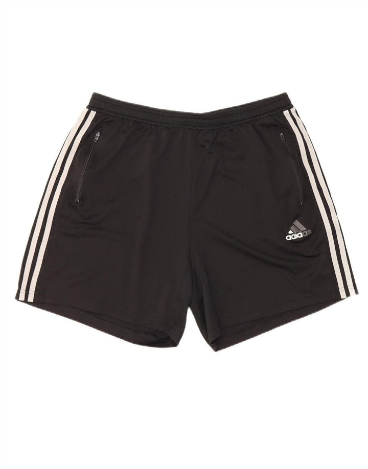 ADIDAS Mens Aeroready Sport Shorts XL Black Polyester Vintage Adidas and Second-Hand Adidas from Messina Hembry 